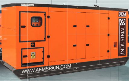 Série SP insonorisée - Groupes électrogènes industriels AEM - 9 à 650 kVA 50/60 Hz avec réservoir grande autonomie et silencieux_0