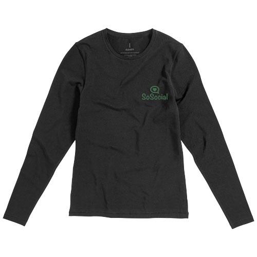T-shirt bio manches longues pour femme - Ponoka 38019954 - coton biologique stretch 200 g/m²_0