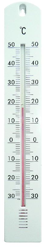 Thermomètre plastique géant - 400mm - intérieur/extérieur - température de -30 à +50°C - Stil 406906_0