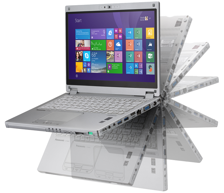 Toughbook CF-MX4 - Ordinateur portable 2-en-1 renforcé avec écran tactile rotatif 12.5