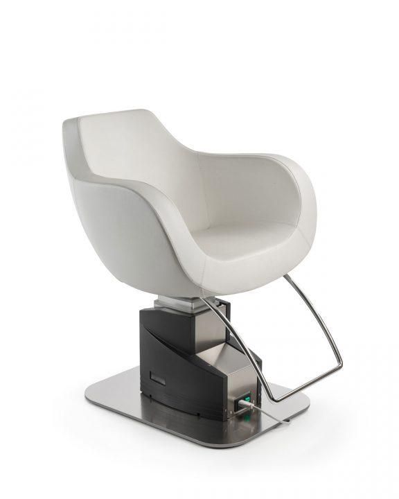 Fauteuil de coiffure Artemisia Electric - pivotant, mousse polyuréthane, revêtement skay_0