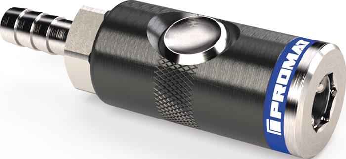 Bouton pression Raccord de sécurité DN 7,4, manchon aluminium diamètre du tuyau LW 6 PROMAT_0