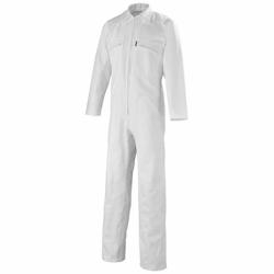 Cepovett - Combinaison de travail 1 Zip 100% coton Essentiels Blanc Taille S - S blanc 3184370056663_0