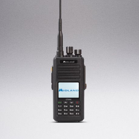 Ct990 - Émetteur-récepteur radio Alan Midland - 257 canaux mémorisables - étanche IP67 - 10W/5W - batterie Li-Ion 2800mAh_0