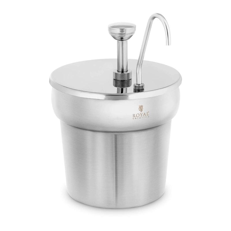 DISTRIBUTEUR DE SAUCE ACIER INOXYDABLE 6,6 LITRES PROFESSIONNEL 14_0004256_0