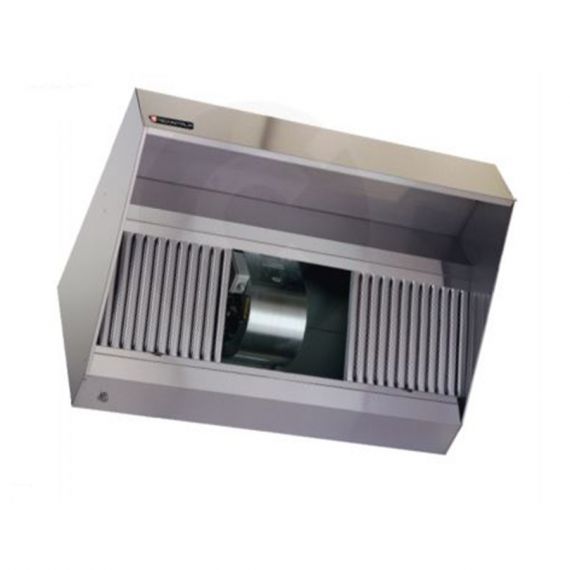 Hotte gamme Excell - version dynamique - profondeur 75 cm - inox AISI 304 - Référence CODM-YHD100/75_0