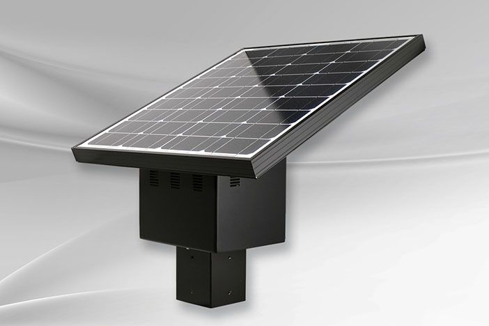 Lampadaire solaire LX50 - module solaire 66W - batterie 40Ah - DEL Philips Lumileds - Vision Solaire inc_0