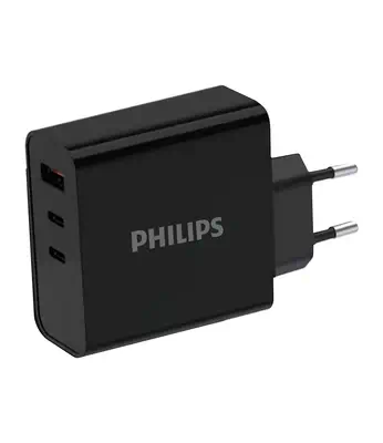 PHILIPS Chargeur secteur 65W 2 ports USB Type C et 1 USB_0