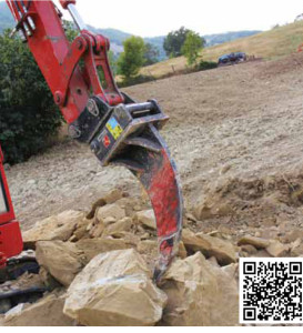 Dent de déroctage RCB45 - Cangini - pour terrains rocheux - 0,6 à 2,5 tonnes_0
