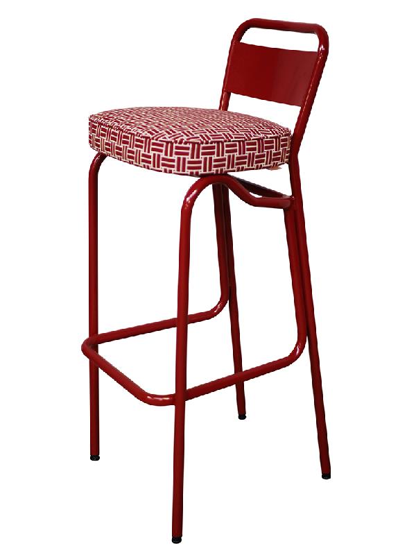 Tabouret de restaurant THD Sanks Color - haut avec dossier - dimensions 99x41x82 cm - 8,7 kg_0