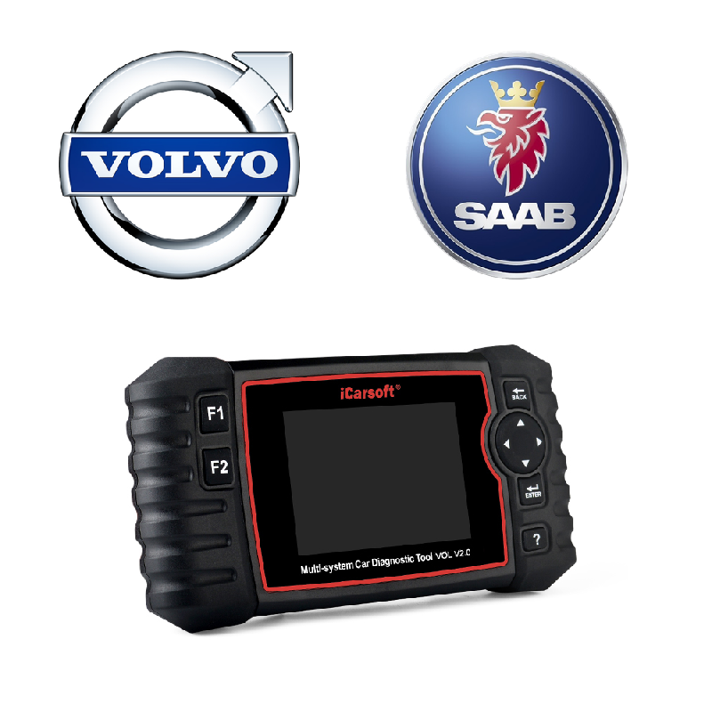 Valise diagnostic automobile iCarsoft VOL V2.0 - Compatibilité Volvo et Saab - Mises à jour gratuites et illimitées_0