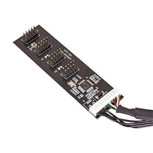 Kolink Hub USB interne - câble USB 60 cm - 4 ports USB internes - alimentation Molex 4 pôles_0