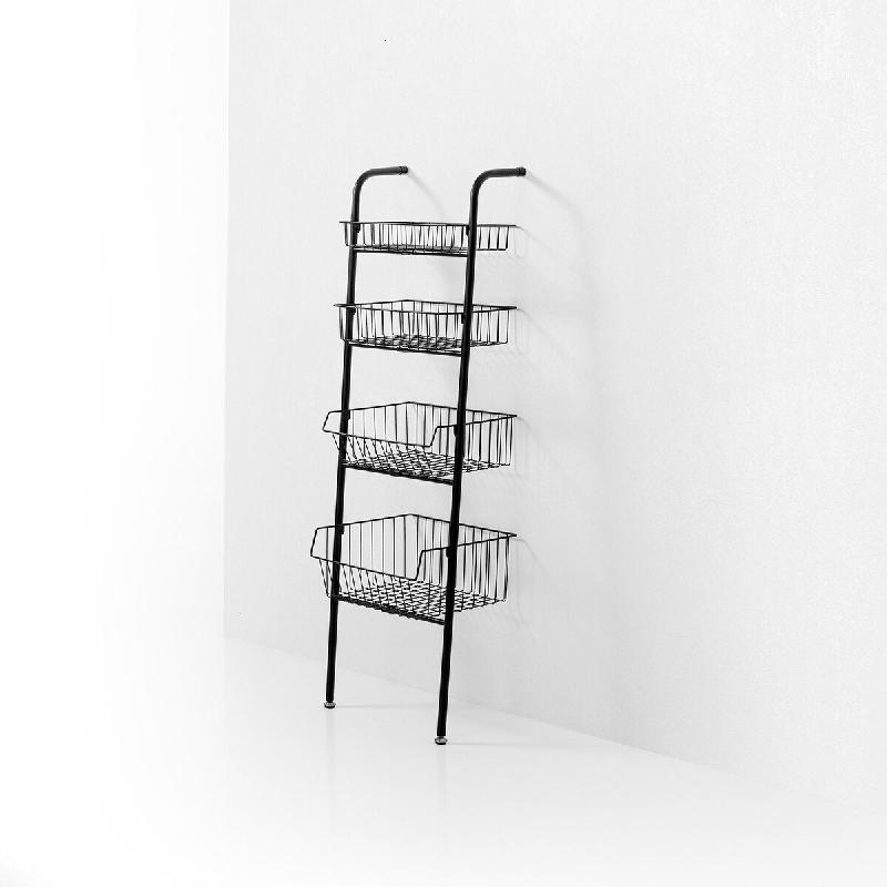 AQA Design Étagère murale KINO noir en métal L.39 P.33 H.128 MP01910 - noir métal MP01910_0