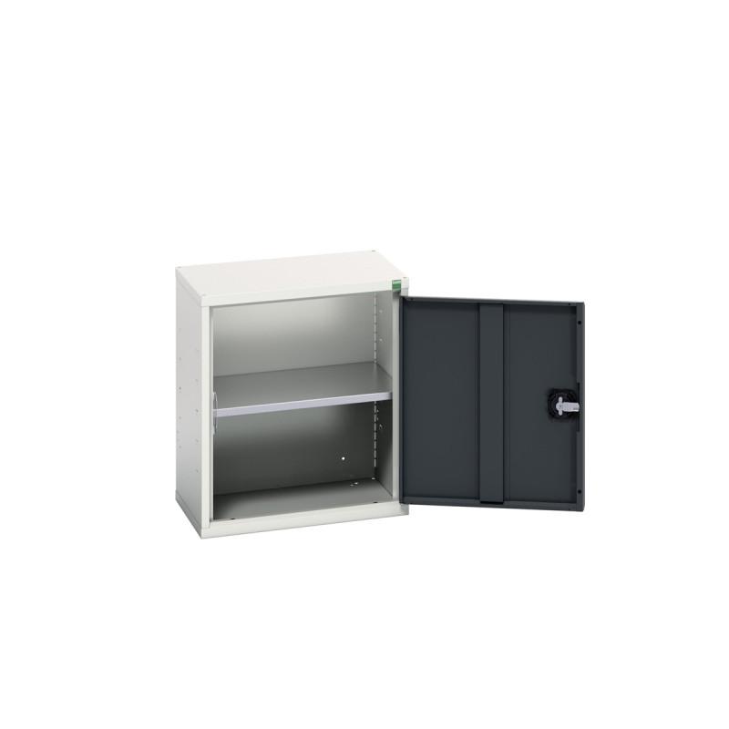 Armoire murale éco VERSO - Hauteur 600 mm - Structure en acier robuste - Rangement mural avec tablettes réglables et tiroirs_0