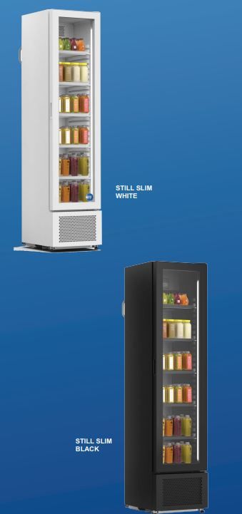 Armoire vitrée réfrigérante - IARP - Still slim White / Black - EPTA - 170L net - Classe énergétique E_0