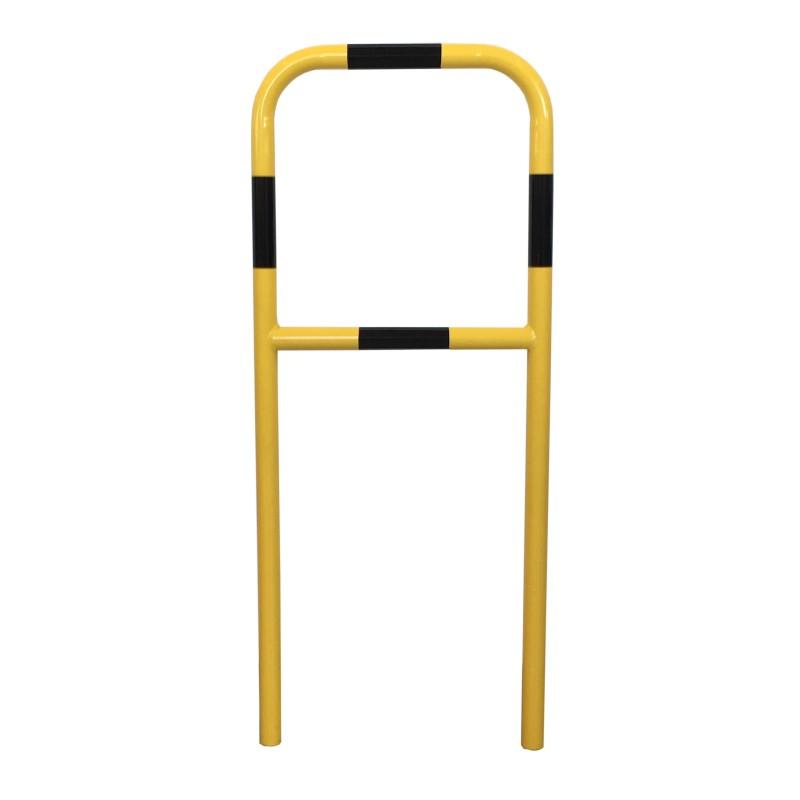 Barrière de sécurité  diamètre 40 mm à sceller en acier - Noir/Jaune / 500_0