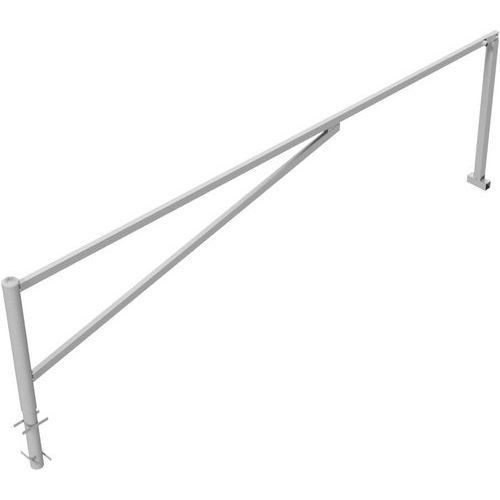 BARRIÈRE PIVOTANTE GALVANISÉ À BÉTONNER AVEC BLOCAGE-4500MM - SCHAKE