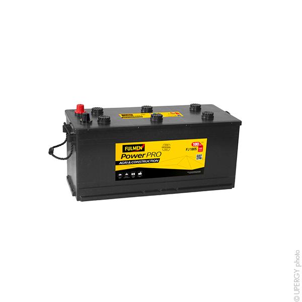 Batterie camion Fulmen Power Pro Agri & Construction FJ1805 - 12V 180Ah 1000A - robuste et puissante_0