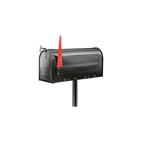 Boîtes aux lettres l'originale U.S. Mailbox - design américain avec grande capacité et drapeau rouge rabattable_0