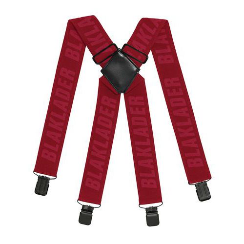 BRETELLES ROUGE TAILLE TU - BLAKLADER