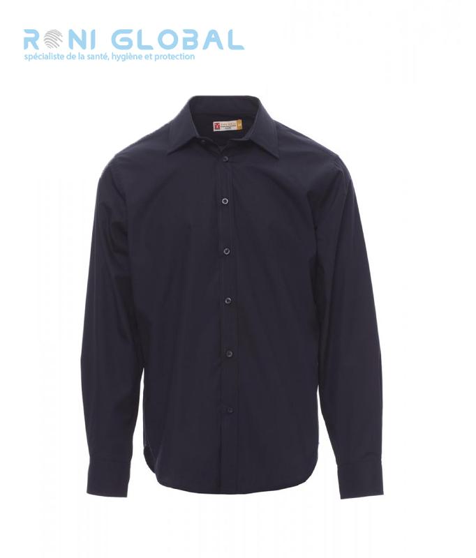 Chemise de travail homme manches longues - Coupe droite - Coton et polyester - Brighton Payper_0