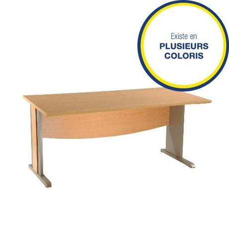 BUREAU POSTE INFORMATIQUE TRIADE L.80 CM PIEDS L (COLORIS AU CHOIX)