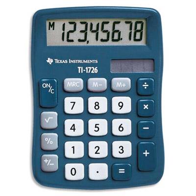 CALCULATRICE DE POCHE TI 1726 - 8 CHIFFRES