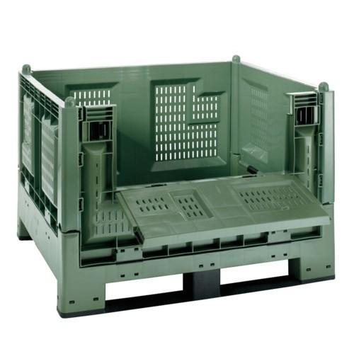 Cargo Fold 700 - caisse-palette en plastique pliable, parois ajourées pour fruits et légumes_0