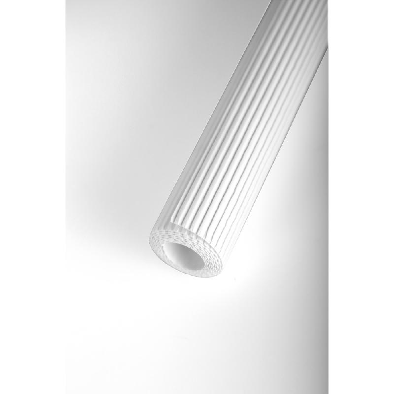CARTON ONDULÉ, PAQUET DE 10 FEUILLES MOYENNE CANNELURE 300G/M2 AU FORMAT 50X70CM - BLANC - LOT DE 2