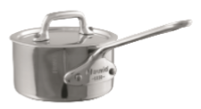 Casserolette inox minis M'cook Mauviel - 9 cm avec couvercle - Tous feux dont induction_0