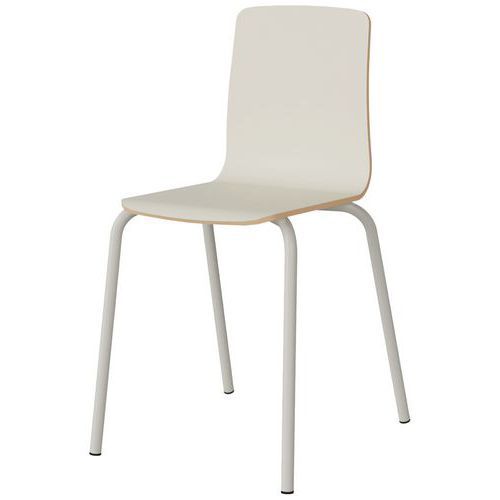 CHAISE MALIBU 4P T7 COQUE BLANC SELE W911 / ALU BLANC 9016