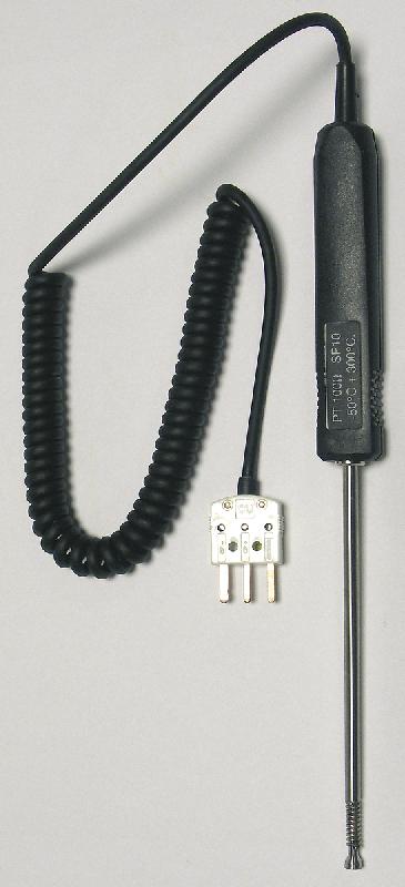 CHAUVIN ARNOUX - Sonde SP10 Pt100 à ressort - mesure de surface jusqu’à 200°C - poignée - longueur 13 cm - diamètre 5 mm_0