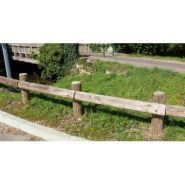 Cl00 - Glissière de sécurité en bois - CIHB - Parking, campings, golfs, collectivités - Traitement autoclave classe IV certifié CTB-B+_0