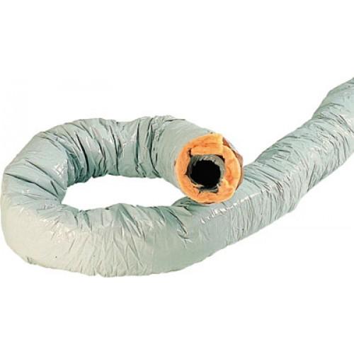 CONDUIT SOUPLE CALORIFUGÉ ALUMINIUM TYPE T CR 50 - LONGUEUR 6M - DIAMÈTRE 80MM ATLANTIC
