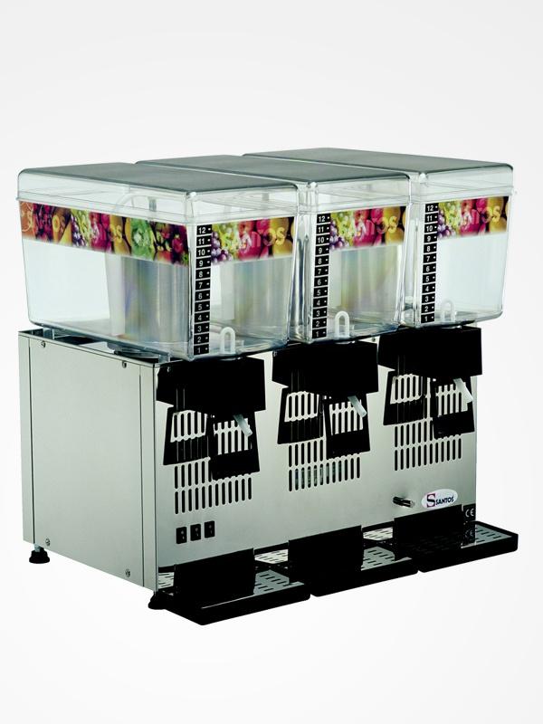 Distributeur de boissons réfrigérées SANTOS professionnel modèle 34 - 3 bacs - 34-3- SD_0
