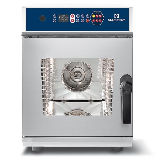Four mixte électrique professionnel à vapeur - commande numérique - 6 GN 1/1 - lavage automatique - AIB0054_0