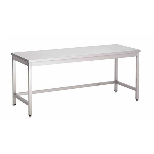 Gastro-Inox Table de travail en inox sans fond 1500x600x880mm - 7445908577514_0
