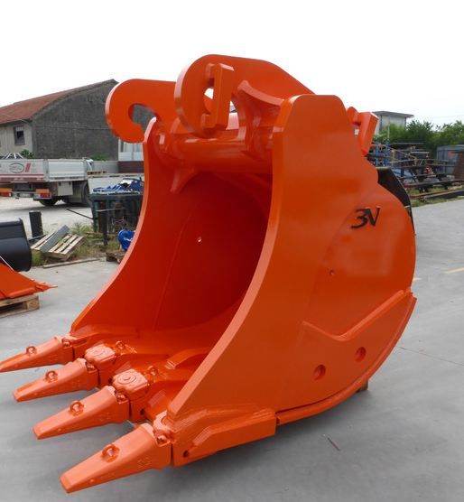 Godets d'excavation - Profil spécifique pour carrière et miniere - Hardox 400 - Lame delta pour pelles jusqu'à 500 t_0