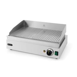 Grill rainuré, HENDI, Profi Line, rainuré, 230V/2400W, 550x420x(H)240mm - Acier inoxydable 18/0 203170_0