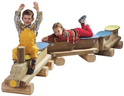 JEU D\'ÉQUILIBRE MINI-TRAIN - MANUTAN COLLECTIVITÉS