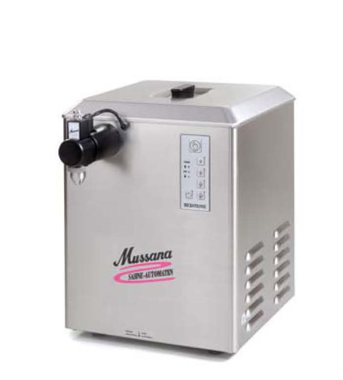 Machine à chantilly professionnelle - Grande Microtronic Mussana France - 12 litres - Profondeur 370 mm_0