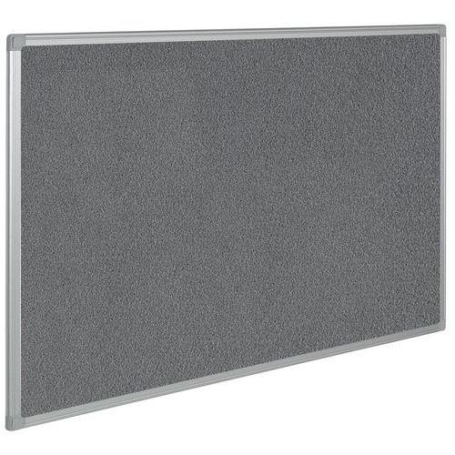 PANNEAU AFFICHAGE TISSU GRIS - 60X90CM