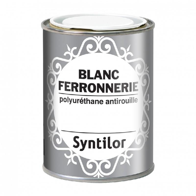 Peinture ferronnerie extérieur polyuréthane SYNTILOR blanc mat - 0.25 L - Direct sur rouille - RAL 9016_0