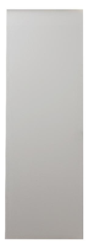 Porte coulissante en bois - 204 x 73 cm - Blanche, Prépeinte, Âme alvéolaire_0
