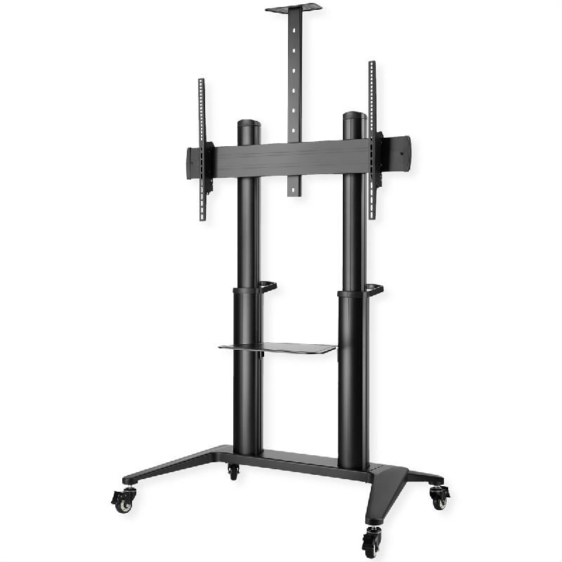 ROLINE Support LCD/TV sur roues, jusqu'à 140 kg, noir_0