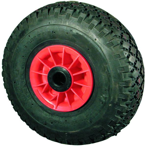 ROUE GONFL.CORPS PLASTIQUE D400 AL20