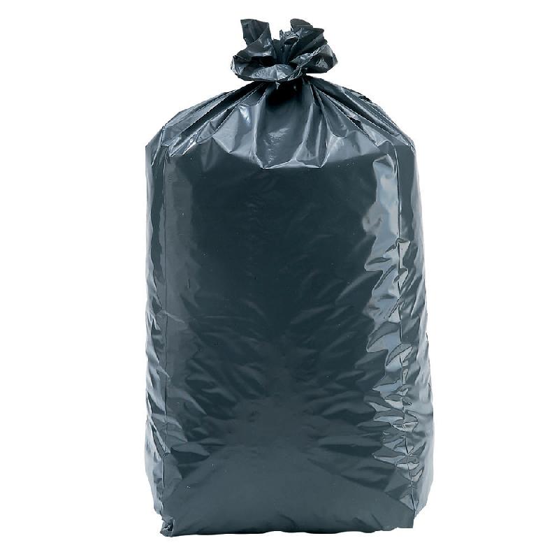 SACS POUBELLE DÉCHETS LOURDS TRADITION QUALITÉ ÉPAISSE GRIS 130 L, LOT DE 100