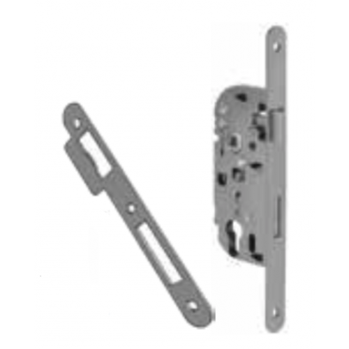 SERRURE À LARDER - POUR CYLINDRE EUROPÉEN - AVEC COFFRE ÉTROIT - AVEC GÂCHE - AXE 40 MM ABUS