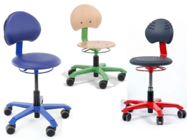 Tabouret ergonomique petite enfance base alu