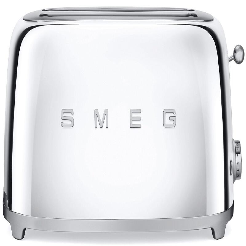 SMEG grille-pains 2 fentes 1500w chrome tsf02sseu - gris TSF02SSEU_0